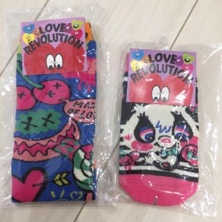 ラブレボリューション(LOVE REVOLUTION)のラブレボ SOX 2足SET(靴下/タイツ)