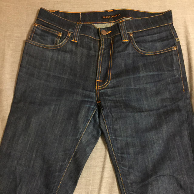 Nudie Jeans(ヌーディジーンズ)のヌーディージーンズ デニム パンツ ジーンズ メンズ ネイビー 紺 青 32 メンズのパンツ(デニム/ジーンズ)の商品写真