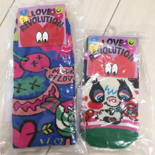 ラブレボリューション(LOVE REVOLUTION)のラブレボ SOX 2足SET(靴下/タイツ)