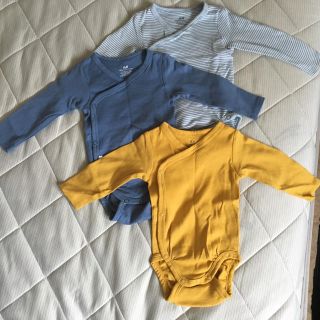 エイチアンドエム(H&M)のH&M ☆長袖ロンパース 3枚セット(ロンパース)