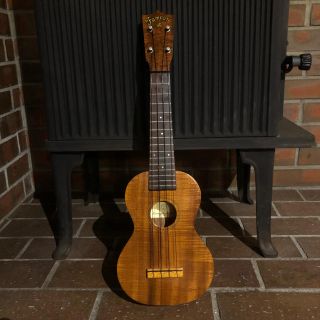 フェイマス(FAMOUZ)のFamous FU-200 虎目ソプラノUKULELE ハードケース(ソプラノウクレレ)