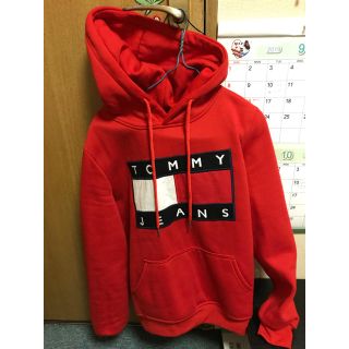 トミー(TOMMY)のTommyパーカー、赤(パーカー)