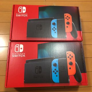 ニンテンドースイッチ(Nintendo Switch)のNintendo Switch ニンテンドー　スイッチ　新型　2台セット(家庭用ゲーム機本体)