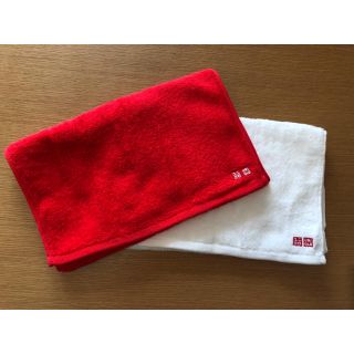 ユニクロ(UNIQLO)の［新品］ユニクロ 紅白タオル(タオル/バス用品)