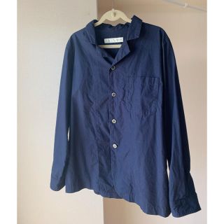 ヤエカ(YAECA)の美品！nisica  シャツジャケット　size1 ネイビー(シャツ/ブラウス(長袖/七分))