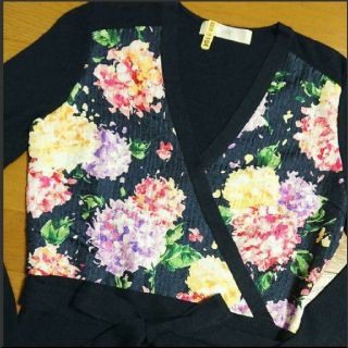 チェスティ(Chesty)のチェスティ Chesty ワンピース ワンピ 花柄 カシュクール(ひざ丈ワンピース)