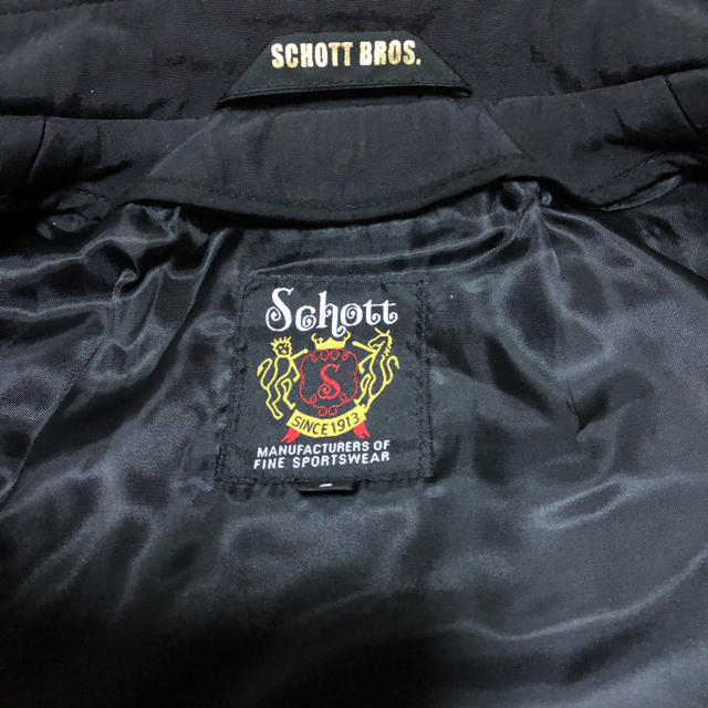 schott(ショット)の未使用品ナイロン製　schott  シングルライダースS メンズのジャケット/アウター(ライダースジャケット)の商品写真