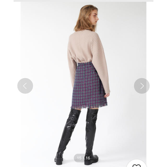 SNIDEL(スナイデル)のスナイデル　ツイードスカート レディースのスカート(ミニスカート)の商品写真