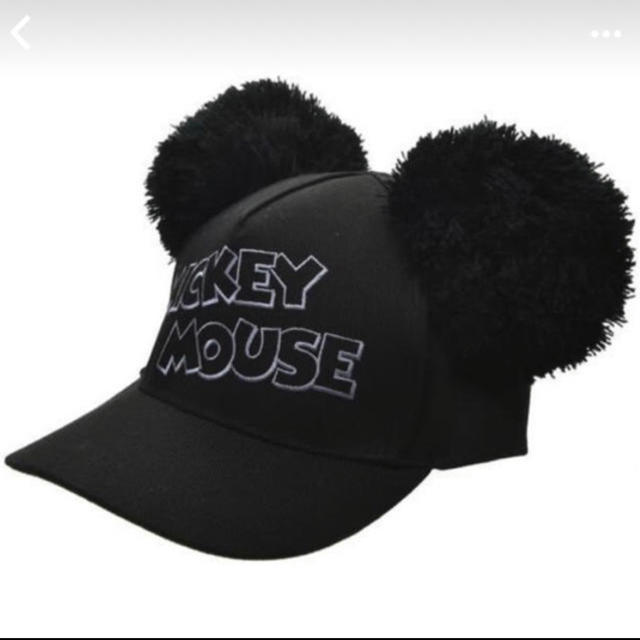 Disney(ディズニー)のディズニー　ポンポンキャップ　ミッキー レディースの帽子(キャップ)の商品写真
