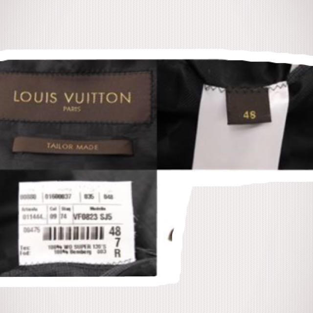 LOUIS VUITTON - 正規ルイヴィトンスーツセットアップグレーの LOUIS VUITTON - 正規ルイヴィトンスーツセットアップグレーの