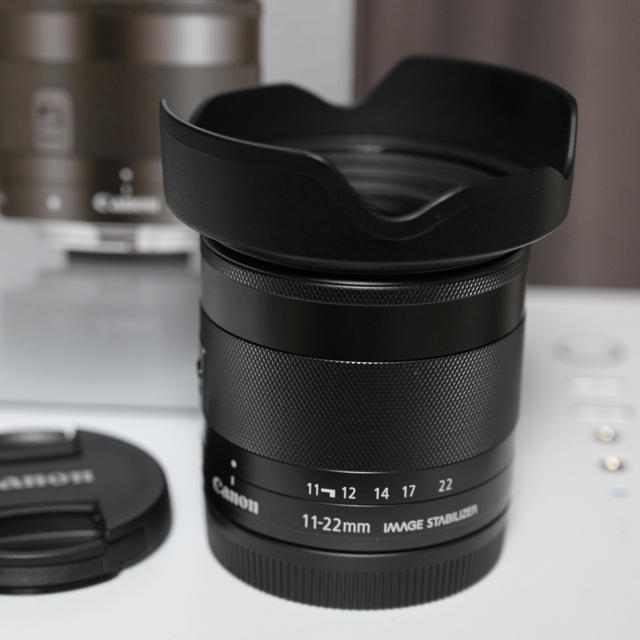 Canon EF M 11-22mm IS STM,フィルター、フード