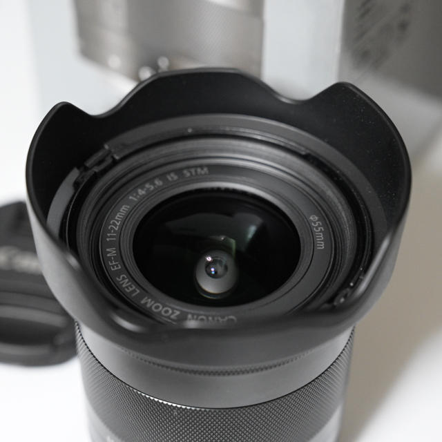 専用※EF-M 11-22mm f/4.5-5.6 IS STM フード付き | tspea.org