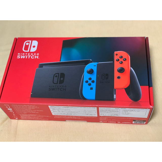 Nintendo Switch(ニンテンドースイッチ)のNintendo Switch Joy-Con(L) ネオンブルー/(R) ネオ エンタメ/ホビーのゲームソフト/ゲーム機本体(家庭用ゲーム機本体)の商品写真