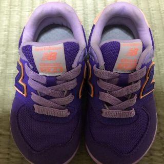 ニューバランス(New Balance)のニューバランス 14cm スニーカー 紫(スニーカー)