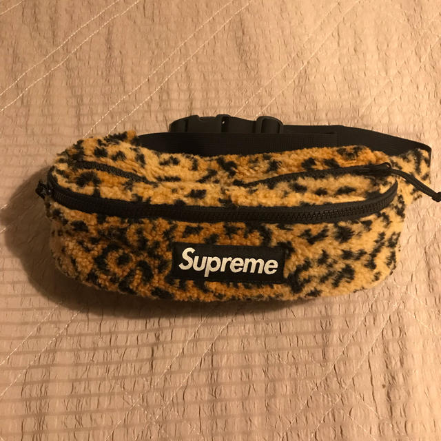 Supreme Leopard Fleece Waist Bag 17AW 2022超人気 メンズ | bca.edu.gr