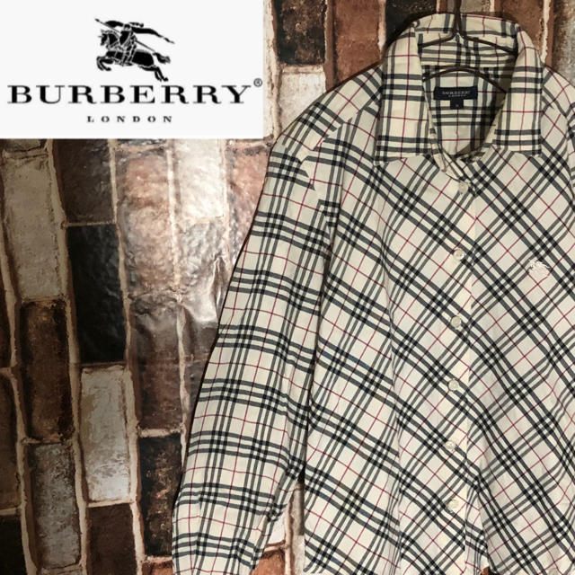 BURBERRY(バーバリー)の【激レア】バーバリー ロンドン 人気のノバチェック☆胸刺繍ロゴ有り☆ レディースのトップス(シャツ/ブラウス(長袖/七分))の商品写真