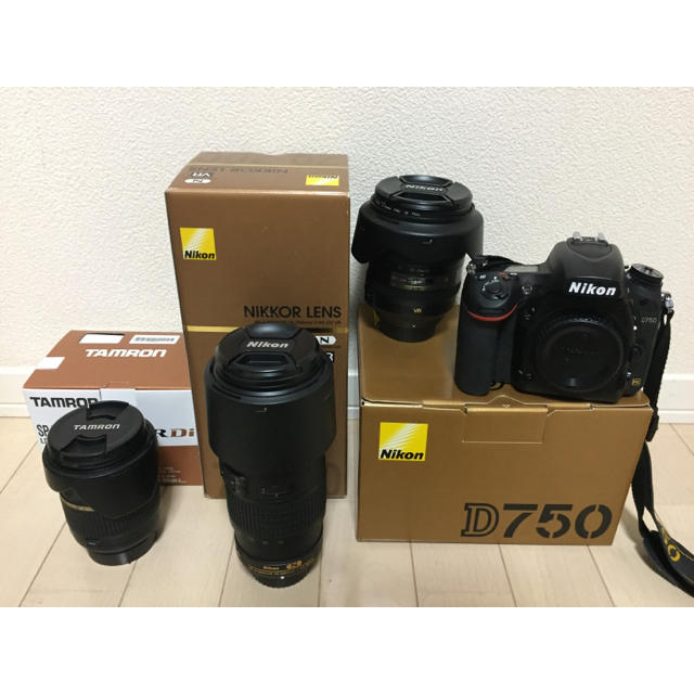 Nikon(ニコン)の最終値下げ！！！ Nikon D750 レンズセット スマホ/家電/カメラのカメラ(デジタル一眼)の商品写真