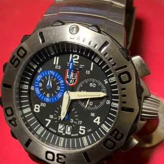 ルミノックス(Luminox)の定価9万7000 ルミノックス  ファイティングファルコンクロノグラフパイロット(腕時計(アナログ))