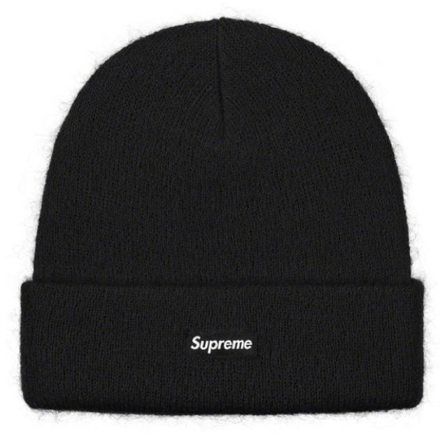 Supreme Mohair Beanie Black - ニット帽/ビーニー