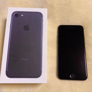 アイフォーン(iPhone)のiPhone 7 Black 128 GB SIMフリー(スマートフォン本体)