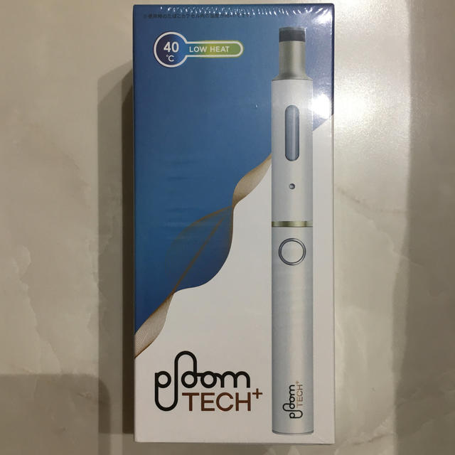 PloomTECH(プルームテック)のプルームテックプラス　ホワイト　スターターキット　新品未開封 メンズのファッション小物(タバコグッズ)の商品写真