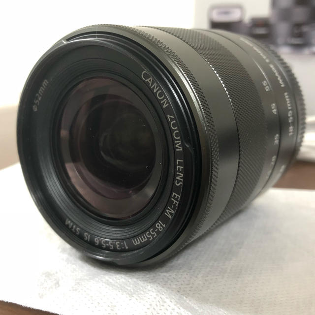 Canon + 18-55mm レンズの通販 by teruo's shop｜キヤノンならラクマ - EOS M2 ブラック 好評格安