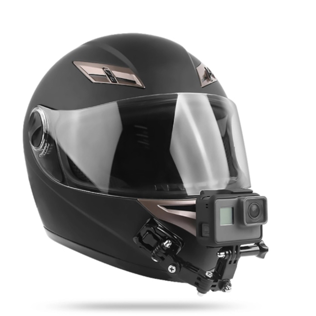 GoPro(ゴープロ)のGoPro用 ヘルメットカメラ 顎マウント 自動車/バイクのバイク(ヘルメット/シールド)の商品写真