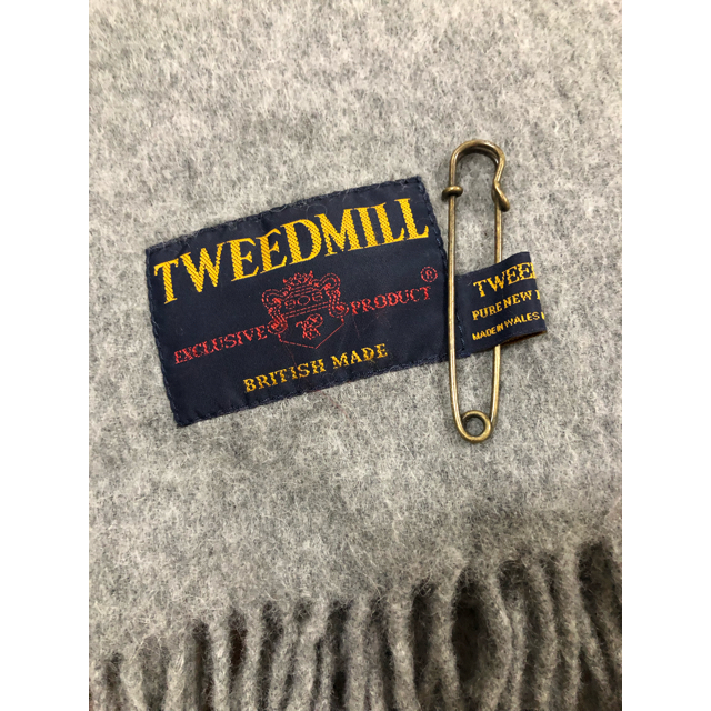 TWEEDMILL(ツイードミル)のツイードミル  マフラー　グレー レディースのファッション小物(マフラー/ショール)の商品写真