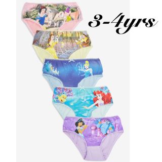 ネクスト(NEXT)の新作❁新品・size 3-4yrs❁Disney プリンセス ショーツ 5枚組(下着)