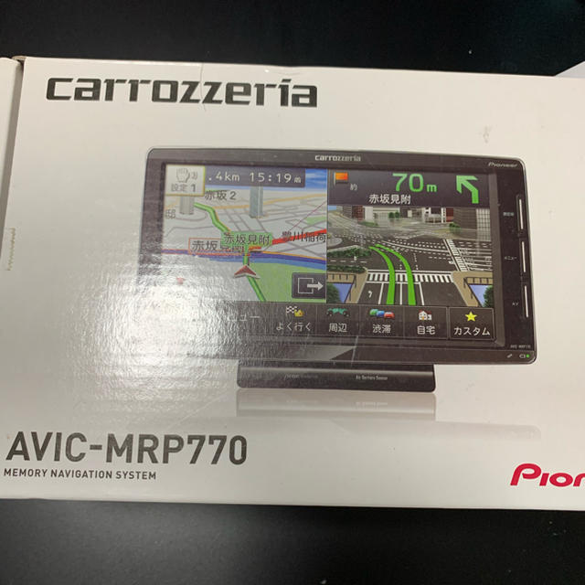 カロッツェリア ポータブルナビ AVIC-MRP770カーナビ/カーテレビ