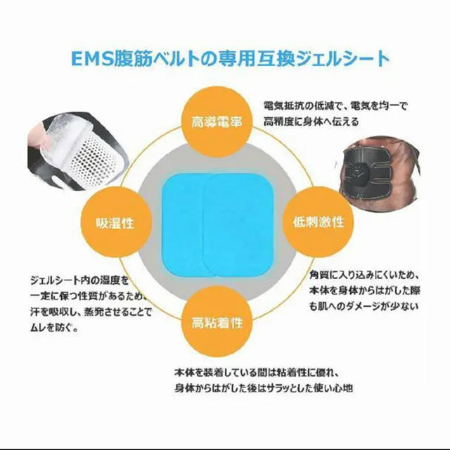 EMS(イームス)のEMS ジェルシート  コスメ/美容のダイエット(エクササイズ用品)の商品写真