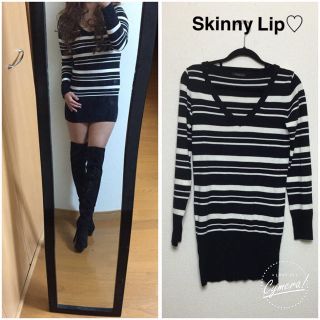 スキニーリップ(Skinny Lip)のSkinny Lip♡ニットワンピ(ミニワンピース)