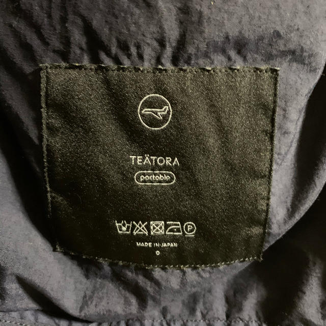 COMOLI(コモリ)のTEATORA 19ss Device Coat packable ネイビー メンズのジャケット/アウター(ステンカラーコート)の商品写真