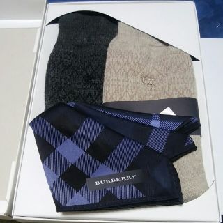 バーバリー(BURBERRY)のBURBERRY 靴下・ハンカチセット(ソックス)