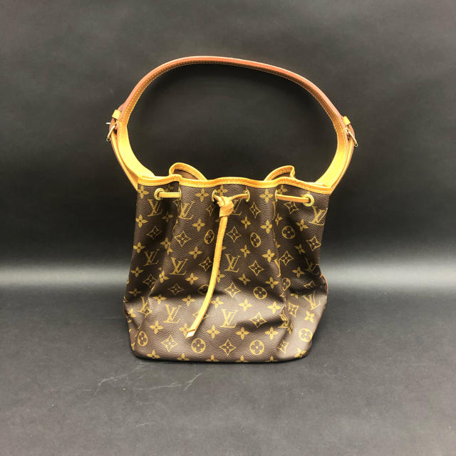 LOUIS VUITTON プチノエ 巾着 ショルダーバッグ モノグラム