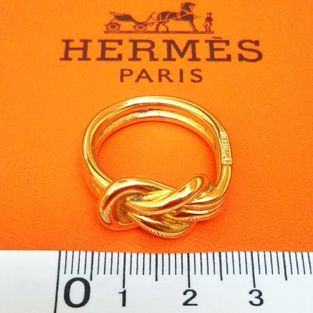 エルメス HERMES スカーフリング チャーム 指輪 ペンダントトップ