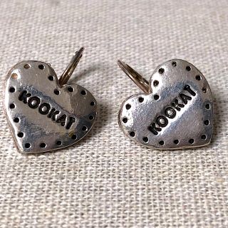 クーカイ(KOOKAI)の★KOOKAI  クーカイ ハートピアス  シルバー色 (ピアス)