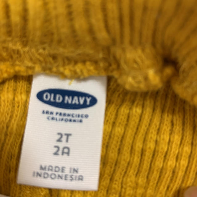 Old Navy(オールドネイビー)のオールドネイビー　2着　リブレギンス キッズ/ベビー/マタニティのキッズ服女の子用(90cm~)(パンツ/スパッツ)の商品写真