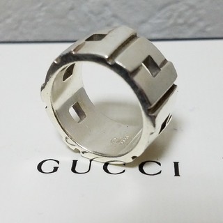 グッチ(Gucci)の[正規品] GUCCI シルバー リング 18～19号 鏡面研磨済(リング(指輪))