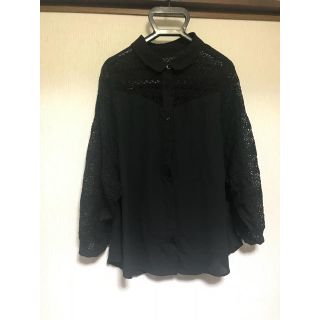 ジーナシス(JEANASIS)の【SALE】レース切替ドルマン丸襟ブラウス(シャツ/ブラウス(長袖/七分))