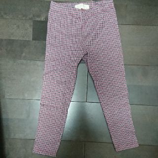 ザラ(ZARA)のZaraGirls チェックレギンス 116cm(未使用)(パンツ/スパッツ)