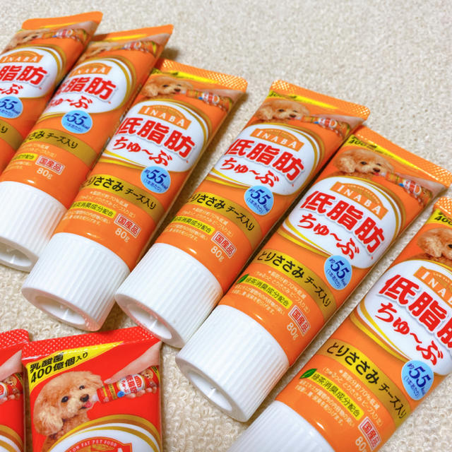 いなばペットフード いなば 低脂肪ちゅ~ぶ 低脂肪ちゅーぶ ちゅーる ちゅ~る おやつ 犬用の通販 by まりん いなば 低脂肪 ちゅーぶ 犬 おやつ ドッグフード 10本