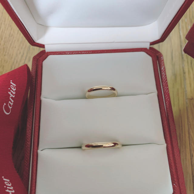 Cartier(カルティエ)のカルティエ　ウェディング　リング　Cartier ペア　セット売り レディースのアクセサリー(リング(指輪))の商品写真