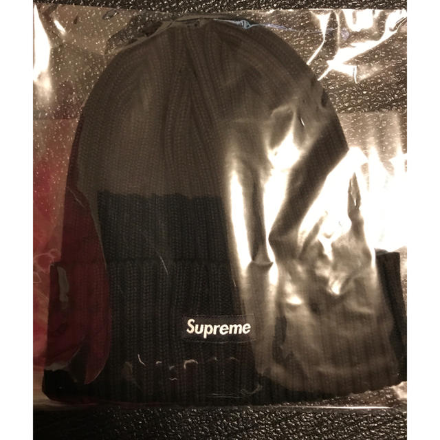 Supreme(シュプリーム)のsupreme Overdyed Beanie Black 新品 黒 ブラック メンズの帽子(ニット帽/ビーニー)の商品写真