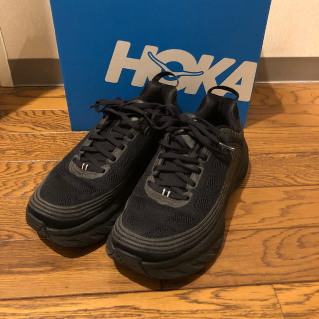 【美品】HOKA ONE ONE Bondai6 wide US8 26cm