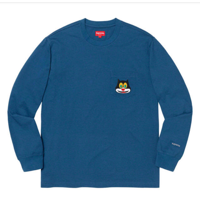 Supreme(シュプリーム)の新品 L supreme cat L/S pocet tee メンズのトップス(Tシャツ/カットソー(七分/長袖))の商品写真