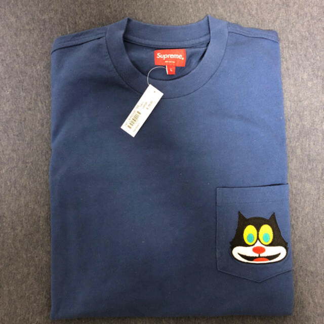 Supreme(シュプリーム)の新品 L supreme cat L/S pocet tee メンズのトップス(Tシャツ/カットソー(七分/長袖))の商品写真