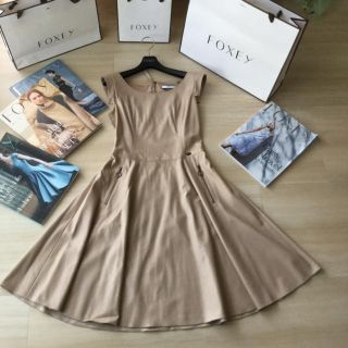 フォクシー(FOXEY)の♡FOXEY フォクシー ストレッチフレアワンピース♡(ひざ丈ワンピース)