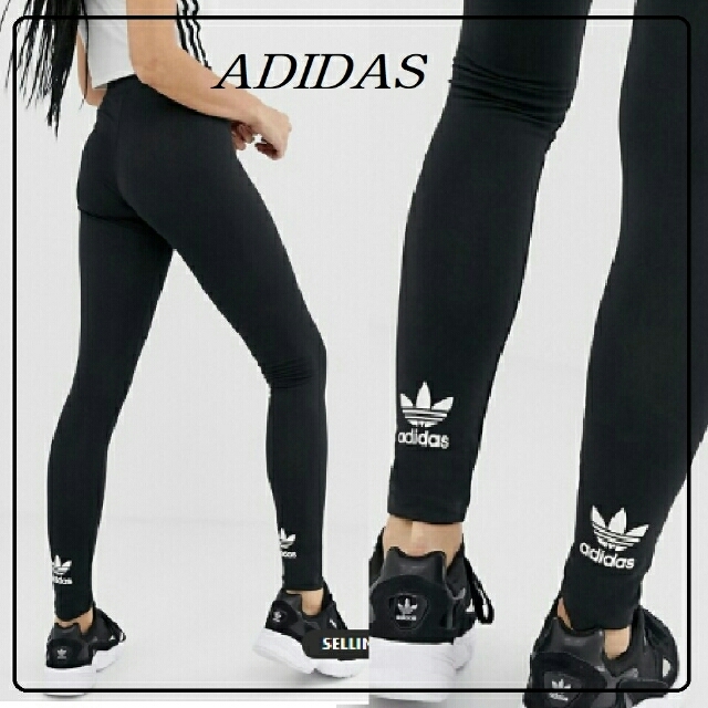 adidas(アディダス)の新品Sサイズ【adidasOriginals】トレフォイルレギンス レディースのレッグウェア(レギンス/スパッツ)の商品写真