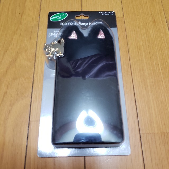 Disney(ディズニー)の【お値引き中】ディズニー★ハロウィン★黒猫★フィガロ★スマートフォン ケース スマホ/家電/カメラのスマホアクセサリー(モバイルケース/カバー)の商品写真